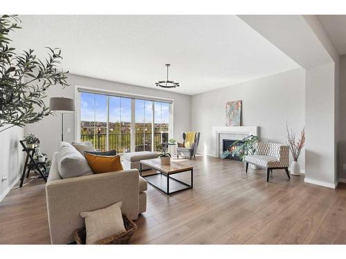 246 Sage Meadows Green Nw, Calgary, AB - Indoor Photo Showing Living Room