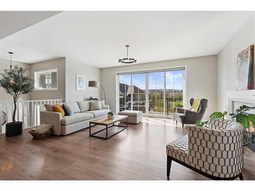 246 Sage Meadows Green Nw, Calgary, AB - Indoor Photo Showing Living Room