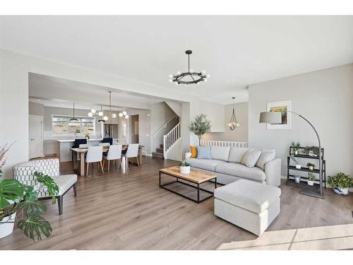 246 Sage Meadows Green Nw, Calgary, AB - Indoor Photo Showing Living Room