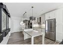 223-400 Auburn Meadows Common Se, Calgary, AB  - Indoor Photo Showing Kitchen With Stainless Steel Kitchen With Upgraded Kitchen 