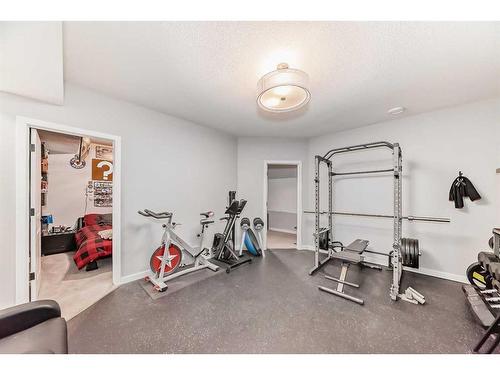 572 Chinook Gate Square Sw, Airdrie, AB - Indoor Photo Showing Gym Room