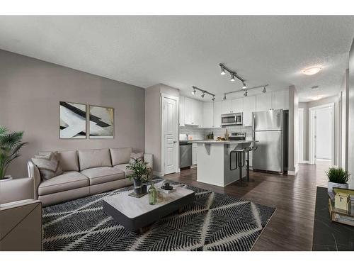 650 Cranford Walk Se, Calgary, AB - Indoor Photo Showing Living Room