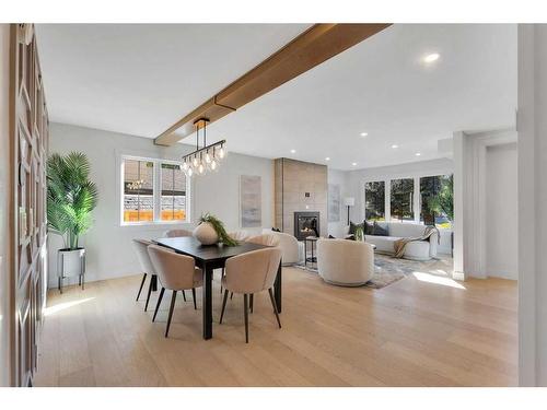 42 Canova Road Sw, Calgary, AB - Indoor Photo Showing Dining Room