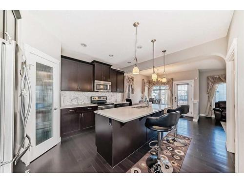 158 Sage Valley Road Nw, Calgary, AB - Indoor Photo Showing Kitchen With Upgraded Kitchen