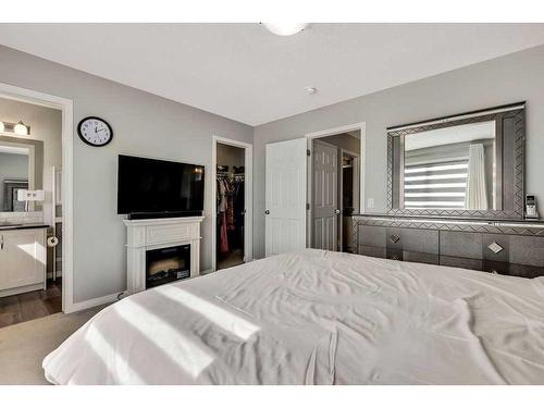 851 Carrington Boulevard Nw, Calgary, AB - Indoor Photo Showing Bedroom