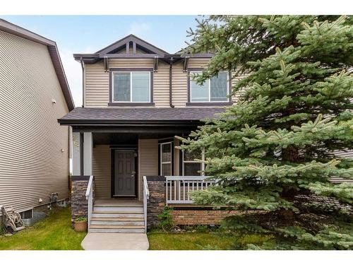 267 Silverado Drive Sw, Calgary, AB - Outdoor With Deck Patio Veranda With Facade