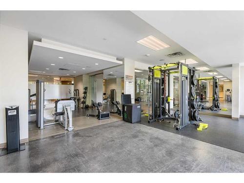 354-222 Riverfront Avenue Sw, Calgary, AB - Indoor Photo Showing Gym Room