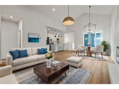 13 Drake Landing Square, Okotoks, AB - Indoor Photo Showing Living Room