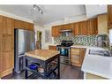 1016 24 Street Nw, Calgary, AB  - Indoor Photo Showing Kitchen With Double Sink 