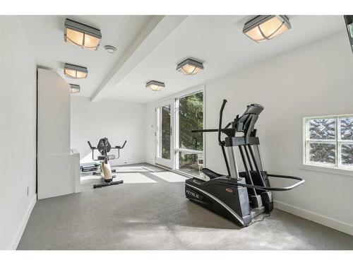 16 Patterson Mews Sw, Calgary, AB - Indoor Photo Showing Gym Room