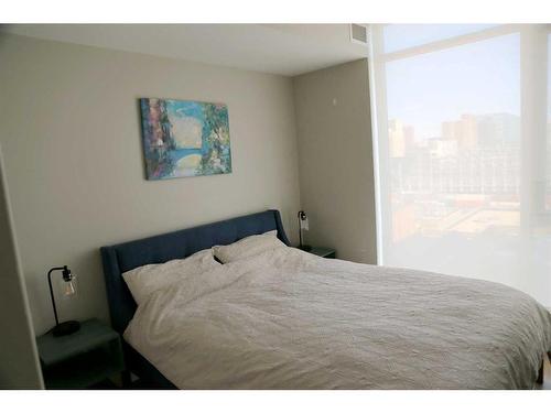 901-1122 3 Street Se, Calgary, AB - Indoor Photo Showing Bedroom