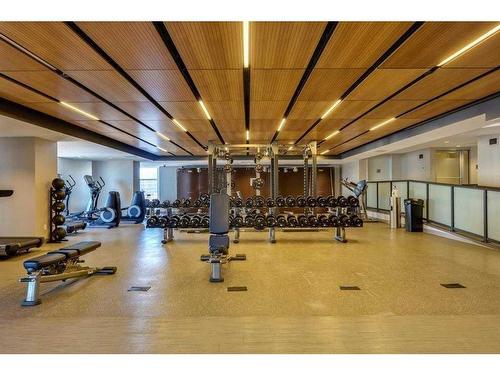 901-1122 3 Street Se, Calgary, AB - Indoor Photo Showing Gym Room