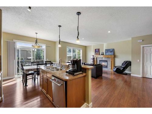 24 Copperstone Place Se, Calgary, AB - Indoor With Fireplace