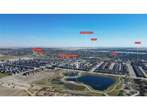 300 Dawson Drive, Chestermere, AB - Outdoor With View