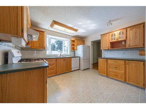 5251 Barron Drive Nw, Calgary, AB - Indoor Photo Showing Kitchen With Double Sink