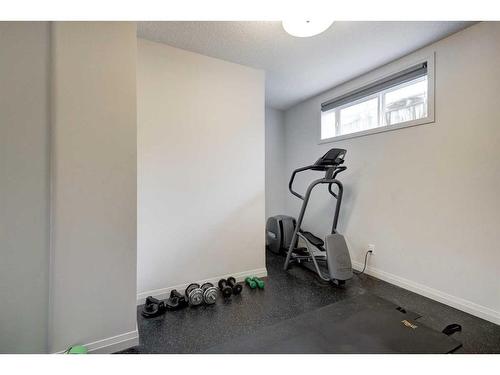 81 Auburn Meadows Crescent Se, Calgary, AB - Indoor Photo Showing Gym Room