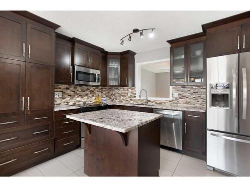 90 Country Hills Cove Nw, Calgary, AB - Indoor Photo Showing Kitchen With Upgraded Kitchen