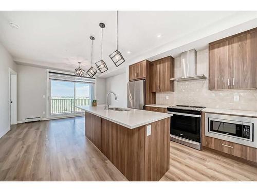 5212-200 Seton Circle Se, Calgary, AB - Indoor Photo Showing Kitchen With Upgraded Kitchen