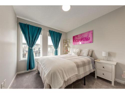 225 Masters Crescent Se, Calgary, AB - Indoor Photo Showing Bedroom