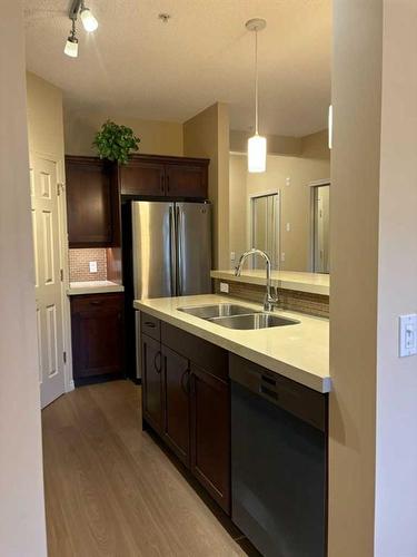 119-2144 Paliswood Road Sw, Calgary, AB - Indoor Photo Showing Kitchen With Double Sink