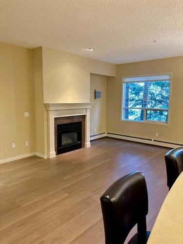 119-2144 Paliswood Road Sw, Calgary, AB - Indoor Photo Showing Living Room With Fireplace