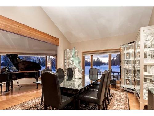 63 Pinebrook Way Sw, Rural Rocky View County, AB - Indoor Photo Showing Dining Room