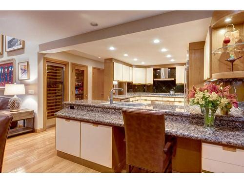 63 Pinebrook Way Sw, Rural Rocky View County, AB - Indoor Photo Showing Kitchen With Double Sink