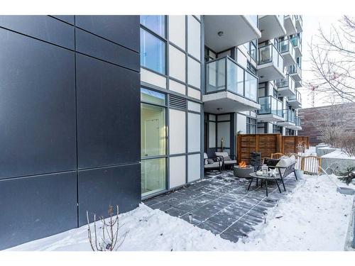 303-550 Riverfront Avenue Se, Calgary, AB - Outdoor With Balcony