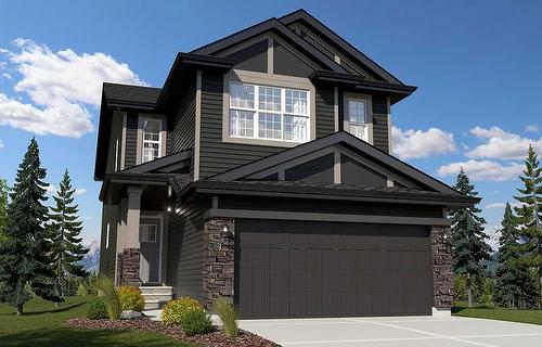 159 Heritage Court, Cochrane, AB - Outdoor With Facade