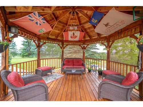 40 Mount Vista Estates, Rural Rocky View County, AB - Outdoor With Deck Patio Veranda With Exterior