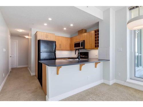 1507-55 Spruce Place Sw, Calgary, AB - Indoor Photo Showing Kitchen