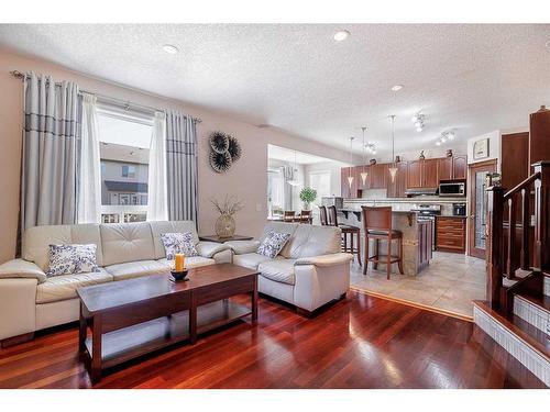 356 Windermere Drive, Chestermere, AB - Indoor Photo Showing Living Room