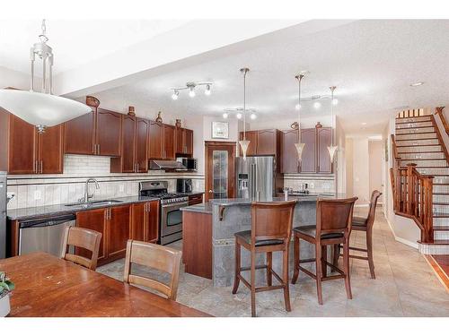 356 Windermere Drive, Chestermere, AB - Indoor Photo Showing Kitchen With Upgraded Kitchen