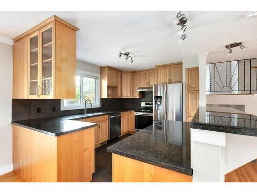 4516 30 Avenue Sw, Calgary, AB - Indoor Photo Showing Kitchen With Stainless Steel Kitchen With Double Sink