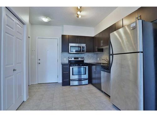 508-325 3 Street Se, Calgary, AB - Indoor Photo Showing Kitchen With Stainless Steel Kitchen