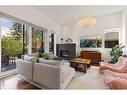 1924 25 Avenue Sw, Calgary, AB  - Indoor Photo Showing Living Room With Fireplace 