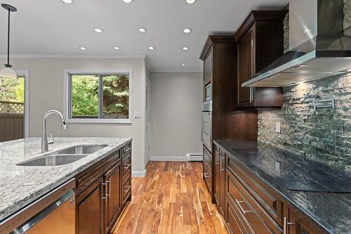 810-3130 66 Avenue Sw, Calgary, AB - Indoor Photo Showing Kitchen With Double Sink With Upgraded Kitchen