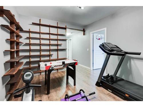 219 Cranarch Terrace Se, Calgary, AB - Indoor Photo Showing Gym Room