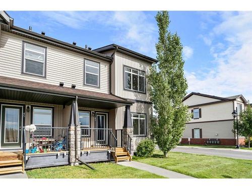 41 Copperpond Landing Se, Calgary, AB - Outdoor With Deck Patio Veranda With Facade