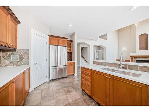 111 Panorama Hills Road Nw, Calgary, AB - Indoor Photo Showing Kitchen With Double Sink