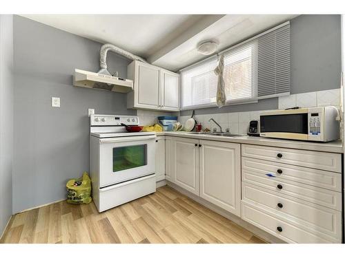 17 Doverville Way Se, Calgary, AB - Indoor Photo Showing Kitchen With Double Sink