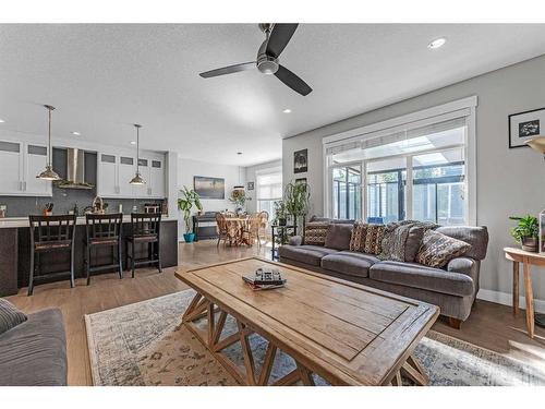 624 Harrison Court, Crossfield, AB - Indoor Photo Showing Living Room