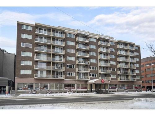 711-429 14 Street Nw, Calgary, AB - Outdoor With Balcony With Facade