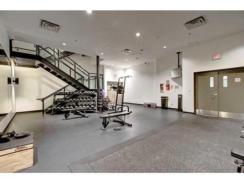 3004-210 15 Avenue Se, Calgary, AB - Indoor Photo Showing Gym Room