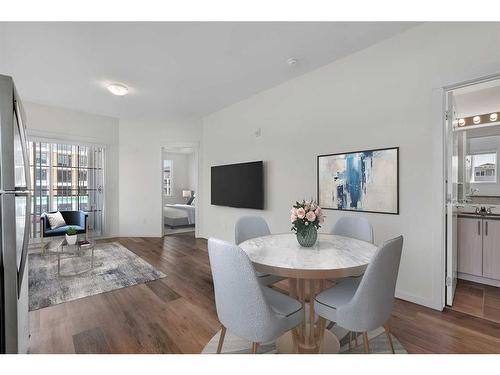 2206-298 Sage Meadows Park Nw, Calgary, AB - Indoor Photo Showing Dining Room