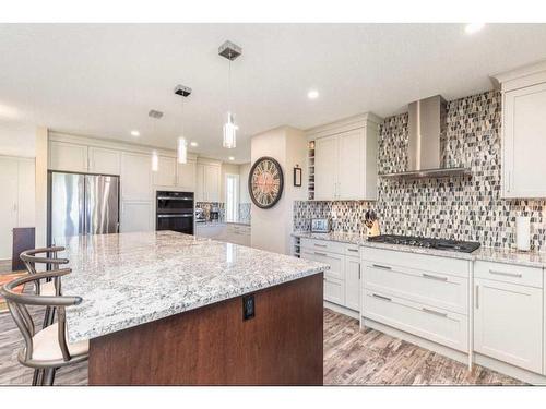 1112 High Country Drive Nw, High River, AB - Indoor Photo Showing Kitchen With Upgraded Kitchen