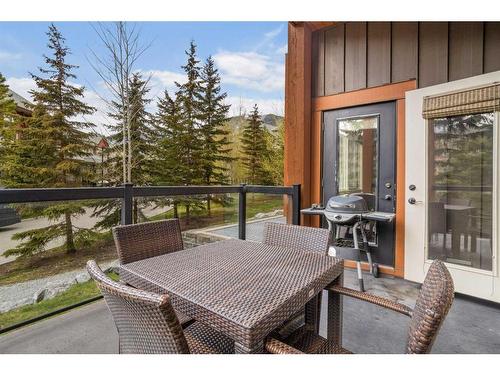 107Bf-187 Kananaskis Way, Canmore, AB - Outdoor With Deck Patio Veranda With Exterior