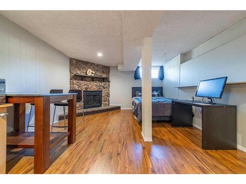 7846 20A Street Se, Calgary, AB - Indoor With Fireplace