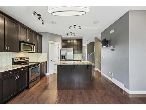 396 Rainbow Falls Drive, Chestermere, AB - Indoor Photo Showing Kitchen