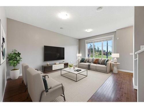 396 Rainbow Falls Drive, Chestermere, AB - Indoor Photo Showing Living Room